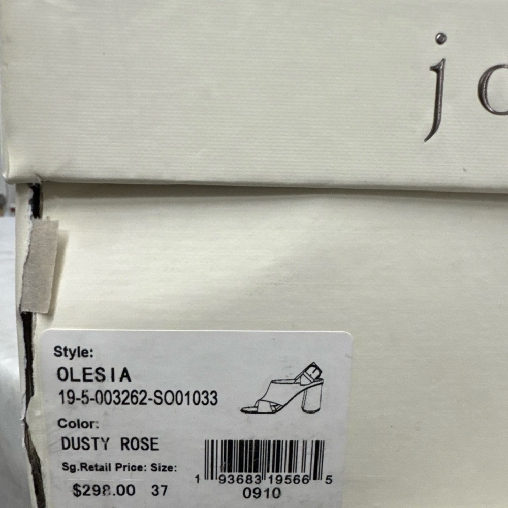 Joie Women's Olesia Heeled Sandal. Dusty rose. Size 37.New with box .R14 - Picture 6 of 6